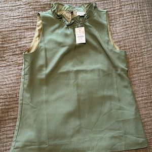XXS J Crew sleeveless blouse, new with tag
